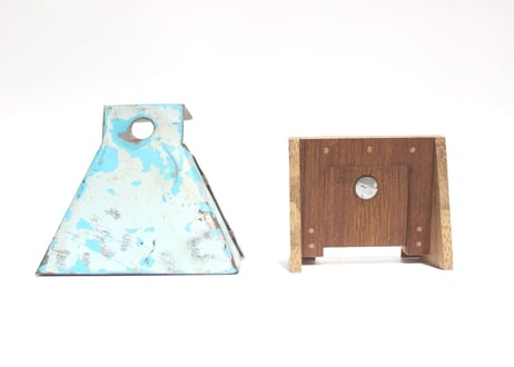 Drum Megaphone One-off / No.008 <Light blue graphic >
