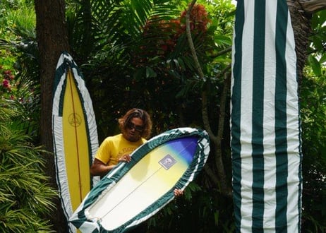 Wasabi x Bangbang Model / Deck wrapping surfboard cover