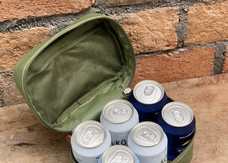 Wasabi Beer cooler canvas tote & Container