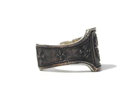 "Cigar ring" Silver ring / Raven