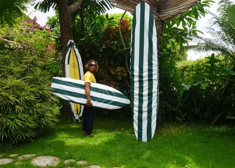 Wasabi x Bangbang Model / Deck wrapping surfboard cover