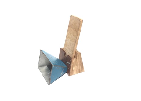 Drum Megaphone One-off / No.006 <Sky blue >
