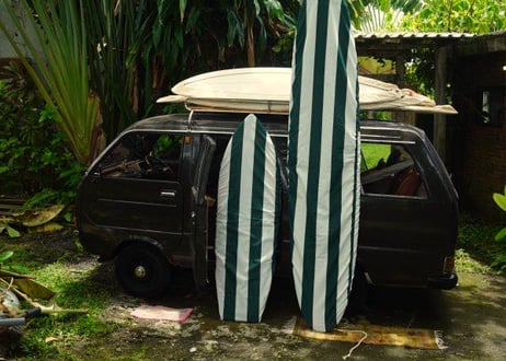 Wasabi x Bangbang Model / Deck wrapping surfboard cover