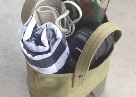 Wasabi Beer cooler canvas tote & Container