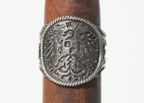 "Cigar label" Silver ring / Sol