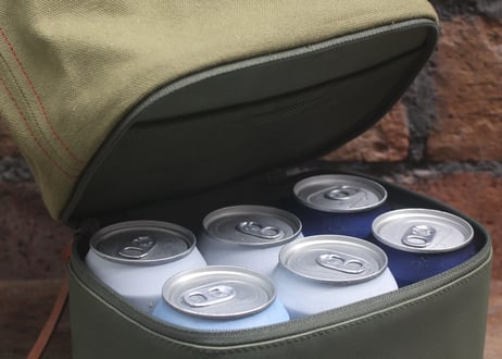 Wasabi Beer cooler canvas tote & Container