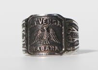 "Cigar label" Silver ring / La Venga