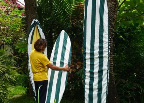 Wasabi x Bangbang Model / Deck wrapping surfboard cover