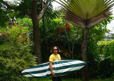 Wasabi x Bangbang Model / Deck wrapping surfboard cover