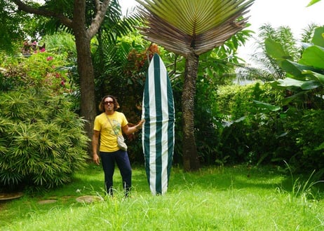 Wasabi x Bangbang Model / Deck wrapping surfboard cover