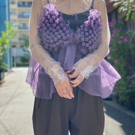 【 PoI 】 sheer tulle top naminami (トップス)