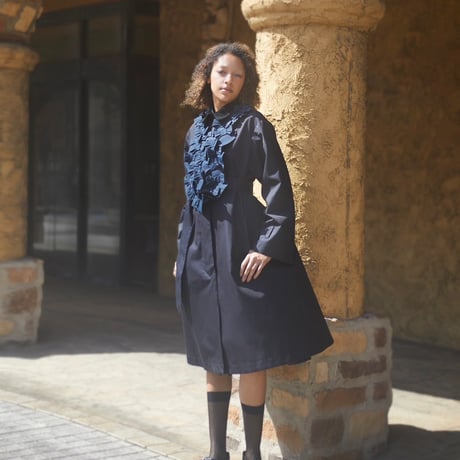 【 CHIHARUEGAMI 予約 】RIBBON COAT (コート)  -2026年8月発送予定-