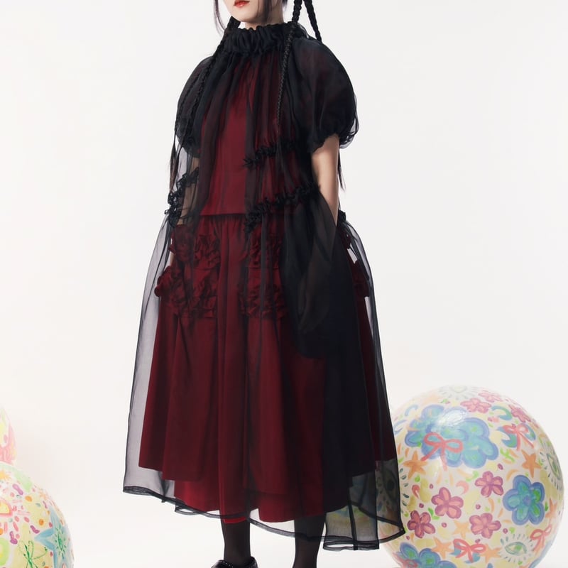 loin. オーガンジーワンピース ◇ソフトオーガンジーワンピース（5314140502