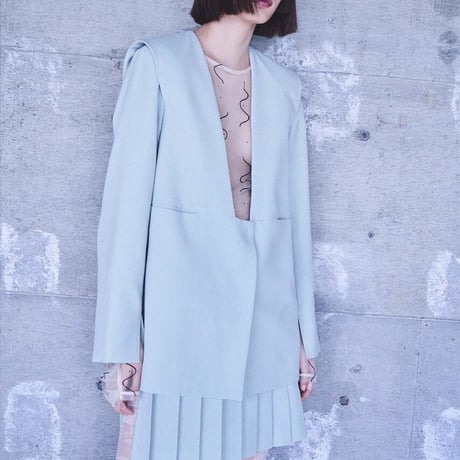 【 PoI 予約 】 pleated rap skirt -2027年2月発送予定-