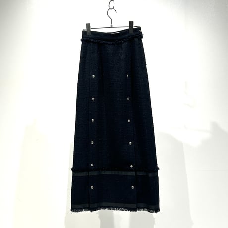 【 NATSUMI OKUMURA 予約 】 ドットスリット Skirt -2026年9月発送予定-