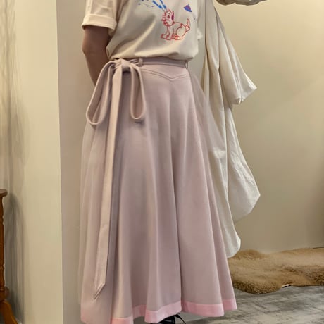 【 MIKI IMAMURA 予約】SWEAT RIBBON SKIRT (スカート) -2026年10月発送予定-
