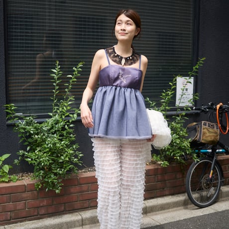 【 natsumi osawa 予約 】 tiered lace pants -2026年8月～9月発送予定-