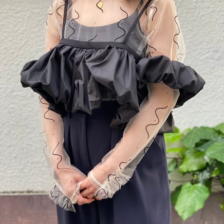 【 PoI 】 tulle top naminami (トップス)