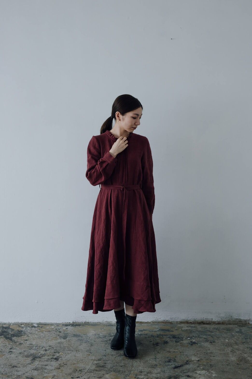 【 Ruimeme 】frill collar dress