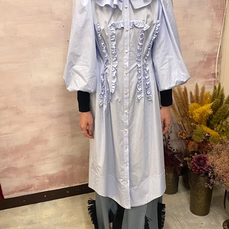 【 Kanako Tamura 】 Cotton Long Nightdress
