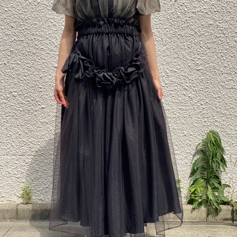 natsumi osawa 予約 】shibori gathered skirt (スカー