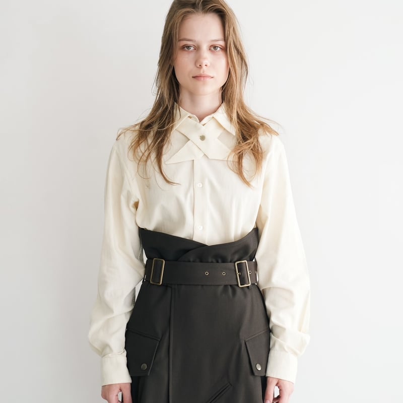 daichiogata クロスタイブラウス　ジャガード daichiogata クロスタイブラウス ジャガード daichiogata クロスタイ