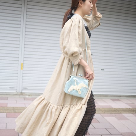 【 natsumi osawa 予約 】 twinkle linen dress -2026年8月～9月発送予定-