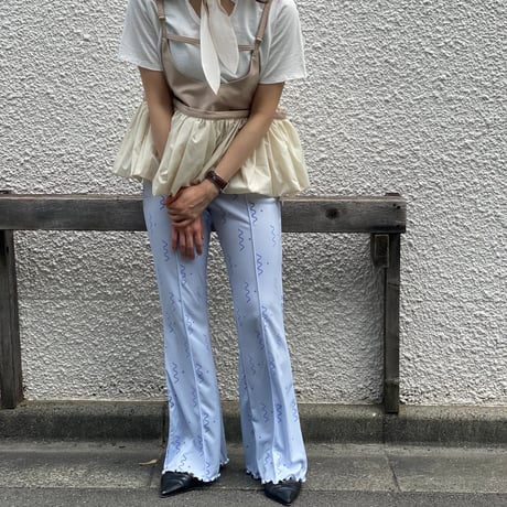 【 PoI 】 flocky print pants
