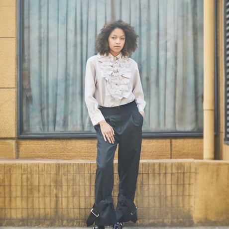 【 CHIHARUEGAMI 予約 】 RIBBON SHIRT -2027年3月発送予定-