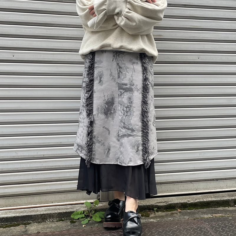 nagisa 】shadow contour jacquard skirt (スカート) nagisa 】shadow contour jacquard skirt (スカート)