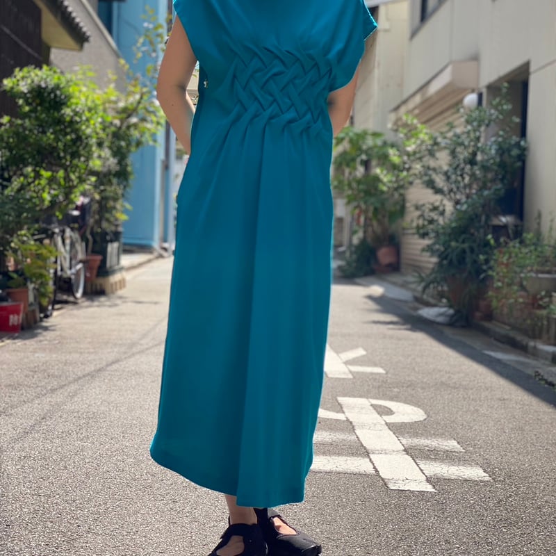 Create Clair 】French-sleeve cut dress (ワンピース