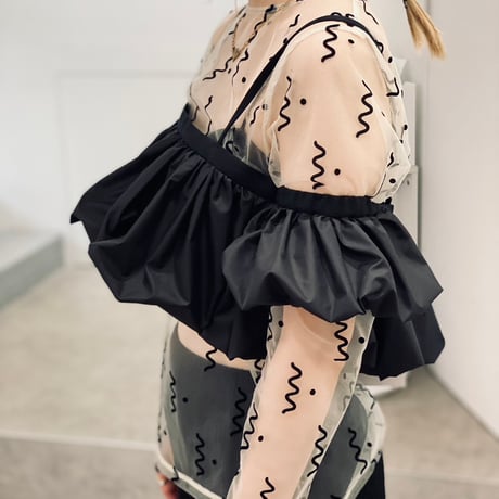 【 PoI 】 frill bustier skirt (ビスチェ＆スカート)
