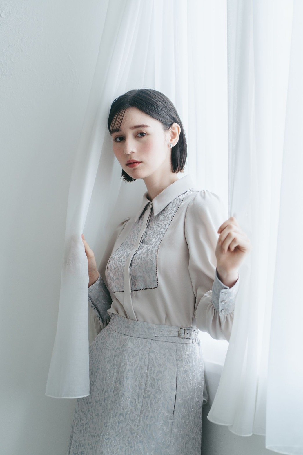 Ruimeme 予約 】botanical jacquard semi-mermaid s