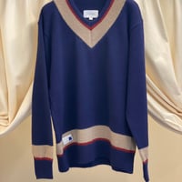 【 daichïogata 予約 】 ALPACA TILDEN KNIT -NAVY- -2026年10月発送予定-