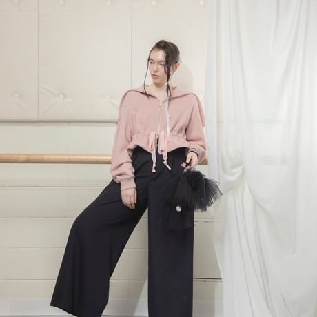 【 MIKI IMAMURA 予約】SATIN RIBBON WIDE PANTS (パンツ) -2026年10月発送予定-
