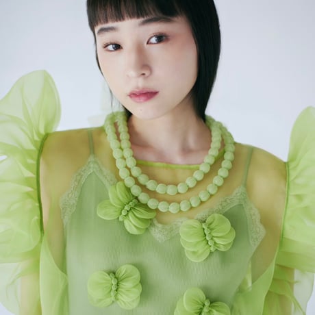 【 natsumi osawa 】 drops tulle nacklace (ネックレス)