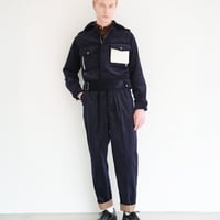【 daichïogata 予約 】 CORDUROY BATTLE DRESS -NAVY- -2026年10月発送予定-