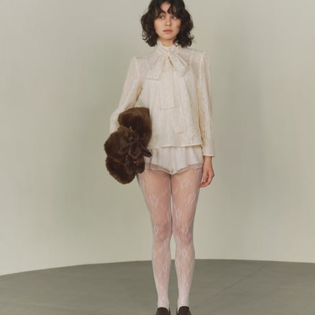 【 SUBLIMATIO 予約 】CHIFFON LAYER BLOUSE "pearl" (ブラウス) -2026年8月発送予定-