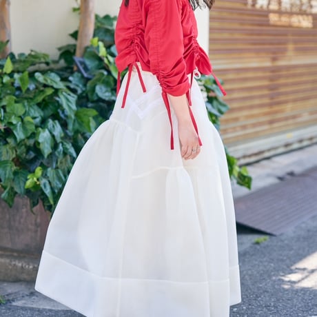 【 overlace 】volume skirt (スカート)