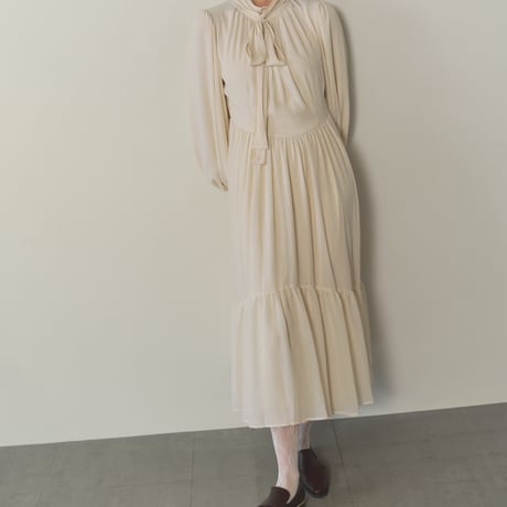 【 SUBLIMATIO 予約 】CHIFFON LAYER DRESS (ワンピース) -2026年8月下旬発送予定-