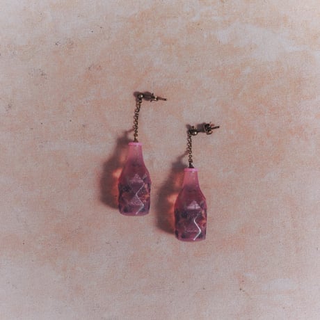 【 ritsu 予約 】Beer bottle Earrings ( Set ) -2026年9月～11月発送予定-