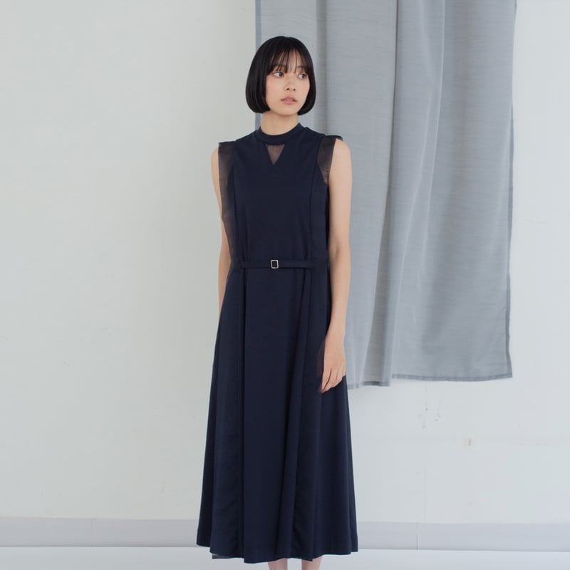 Kana Kawasaki 】sheer dress (ワンピース) | 木宮商店 -蔵前- Kana Kawasaki 】sheer dress (ワンピース) | 木宮商店 -蔵前-