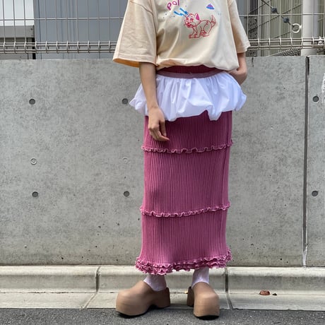 【 PoI 】 frill bustier skirt (ビスチェ＆スカート)