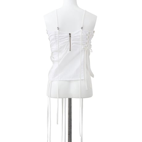 【 Create Clair 】 Deformation gather bustier (ビスチェ)