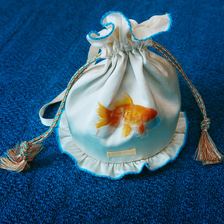 【 ritsu 予約 】 Goldfish bowl Draw String Bag  -2027年3月～5月発送予定-