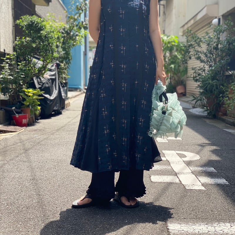 nagisa 】sparkle embroidery dress (ワンピース) | 木宮 