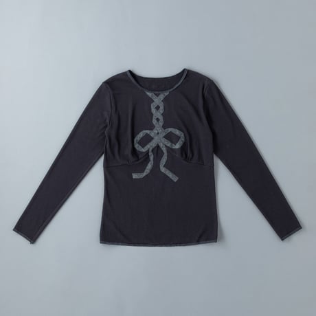 【 overlace 予約 】whisper ribbon top -2026年8月発送予定-
