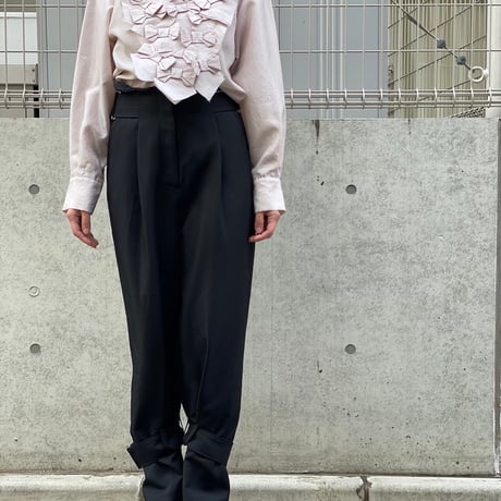 【 CHIHARUEGAMI 予約 】 RIBBON SHIRT -2027年3月発送予定-