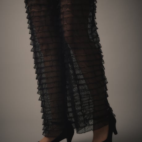 【 natsumi osawa 予約 】 tiered lace pants -2026年8月～9月発送予定-