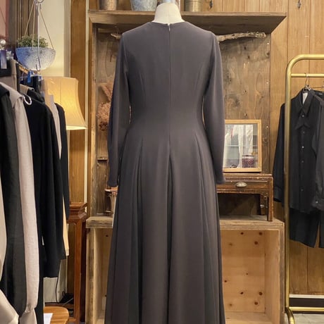 【 Kana Kawasaki 】 sheer drape dress (ワンピース)